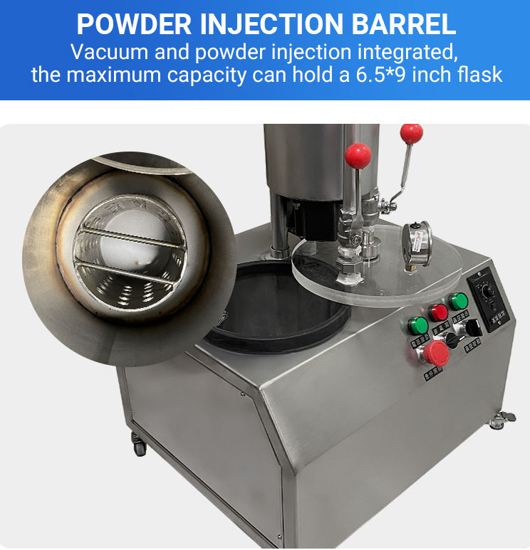 YALI 6L 750W Mini Vacuum Mixer for Jewelry Making Casting Vacuum Pump